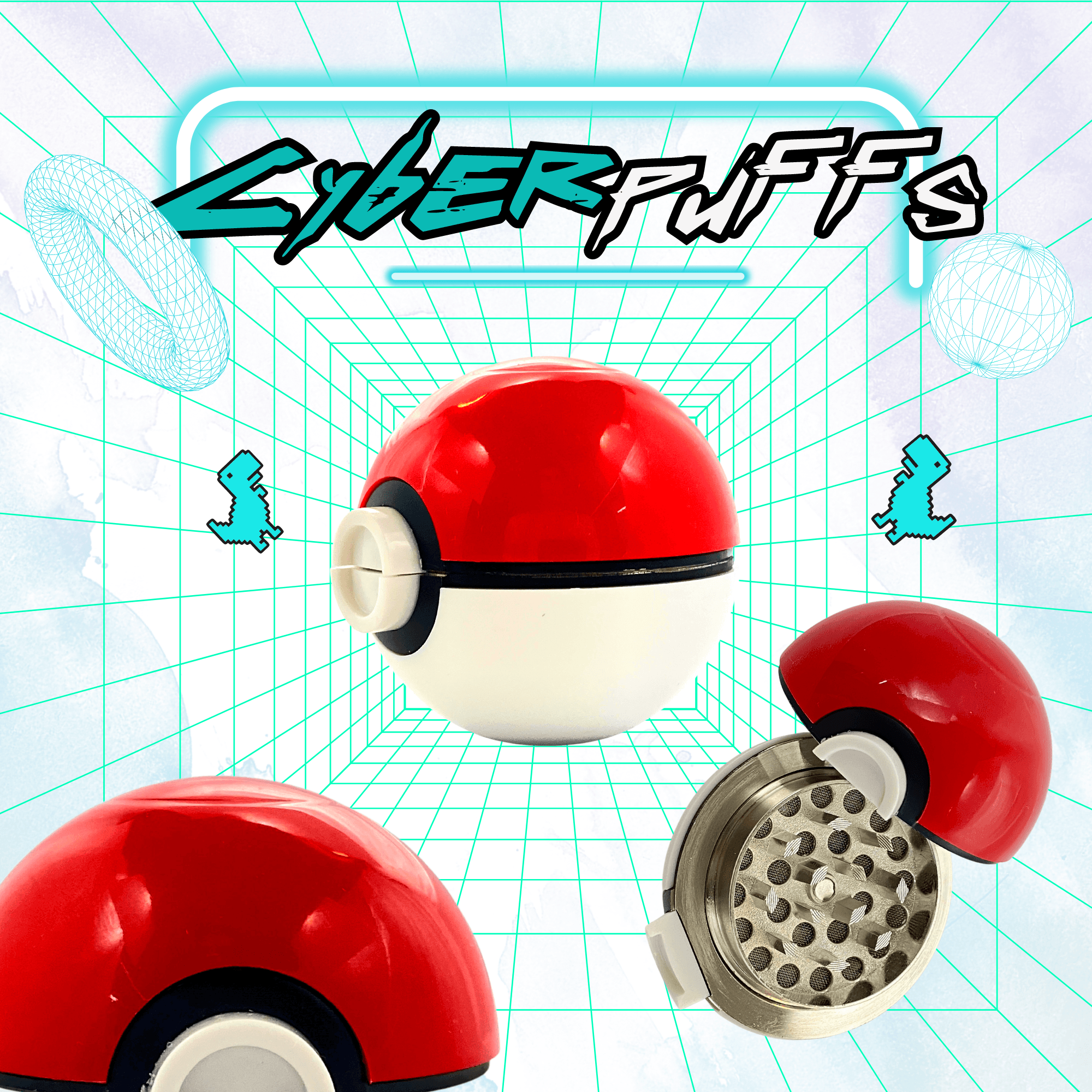 Themed Ball grinder - Cyberpuffs