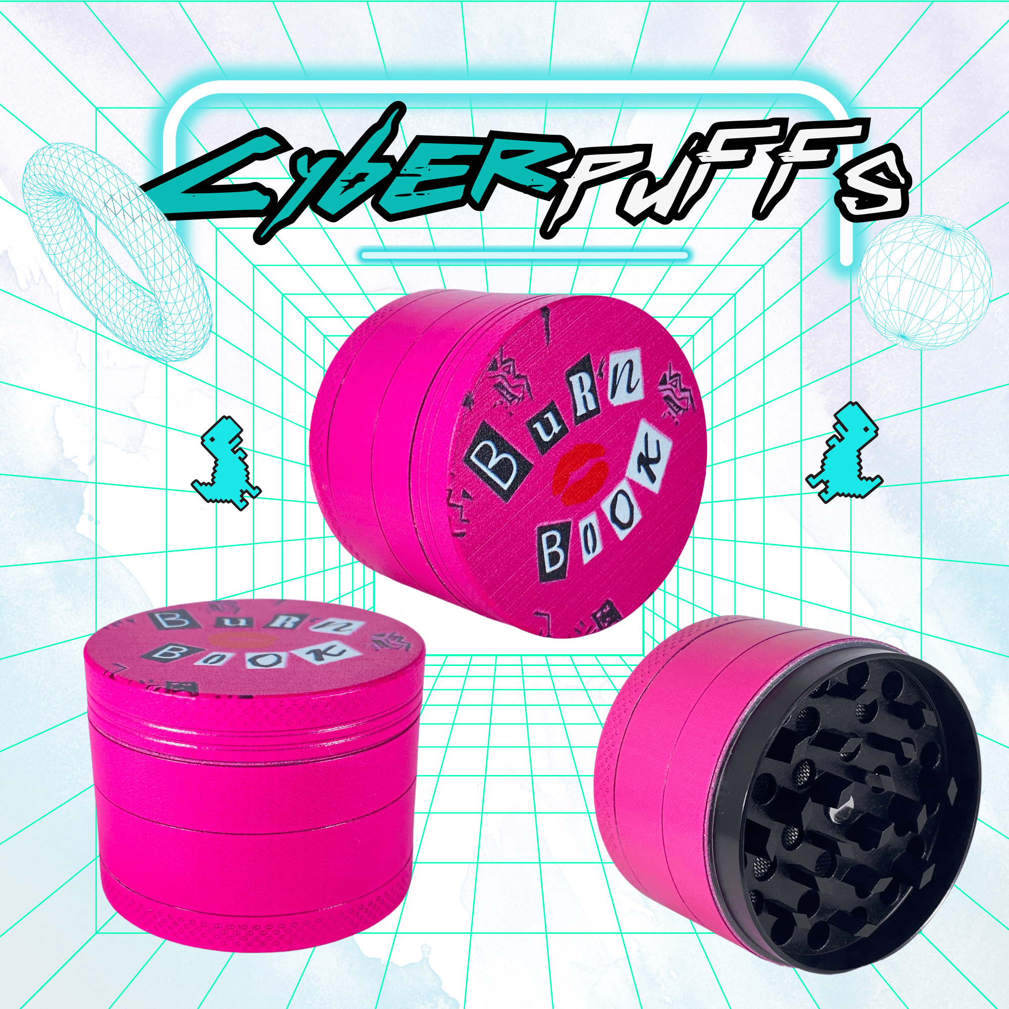 Pink Girly Grinder - Cyberpuffs
