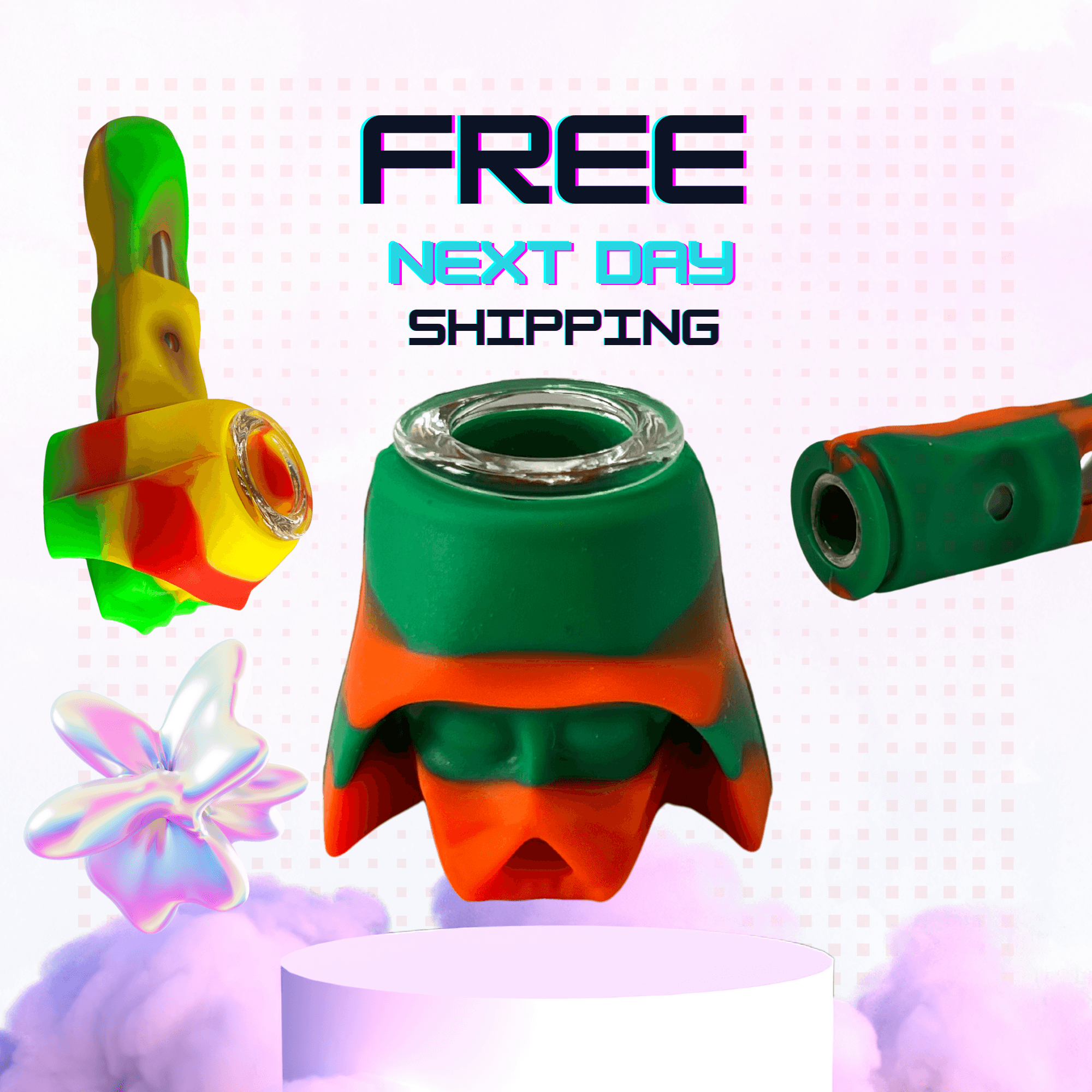 Themed Space Pipe - Cyberpuffs