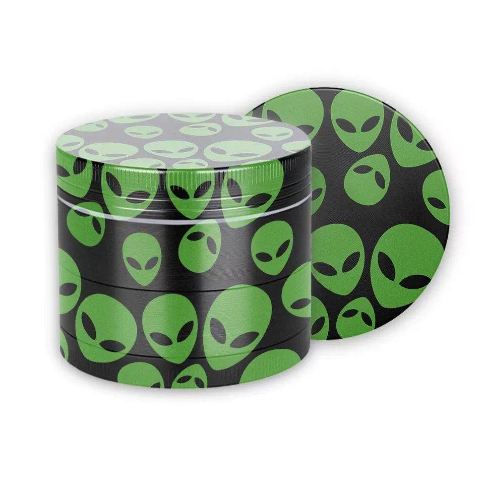 Grinder Full Green Alien - Cyberpuffs