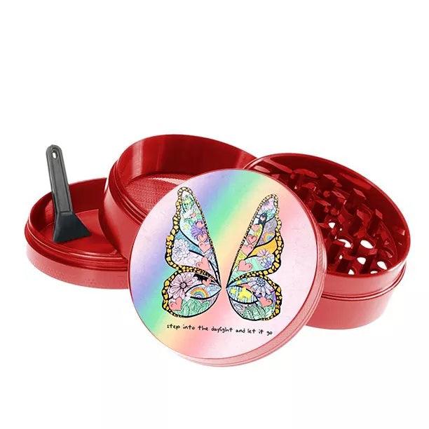 Red Grinder Rainbow Butterfly - Cyberpuffs