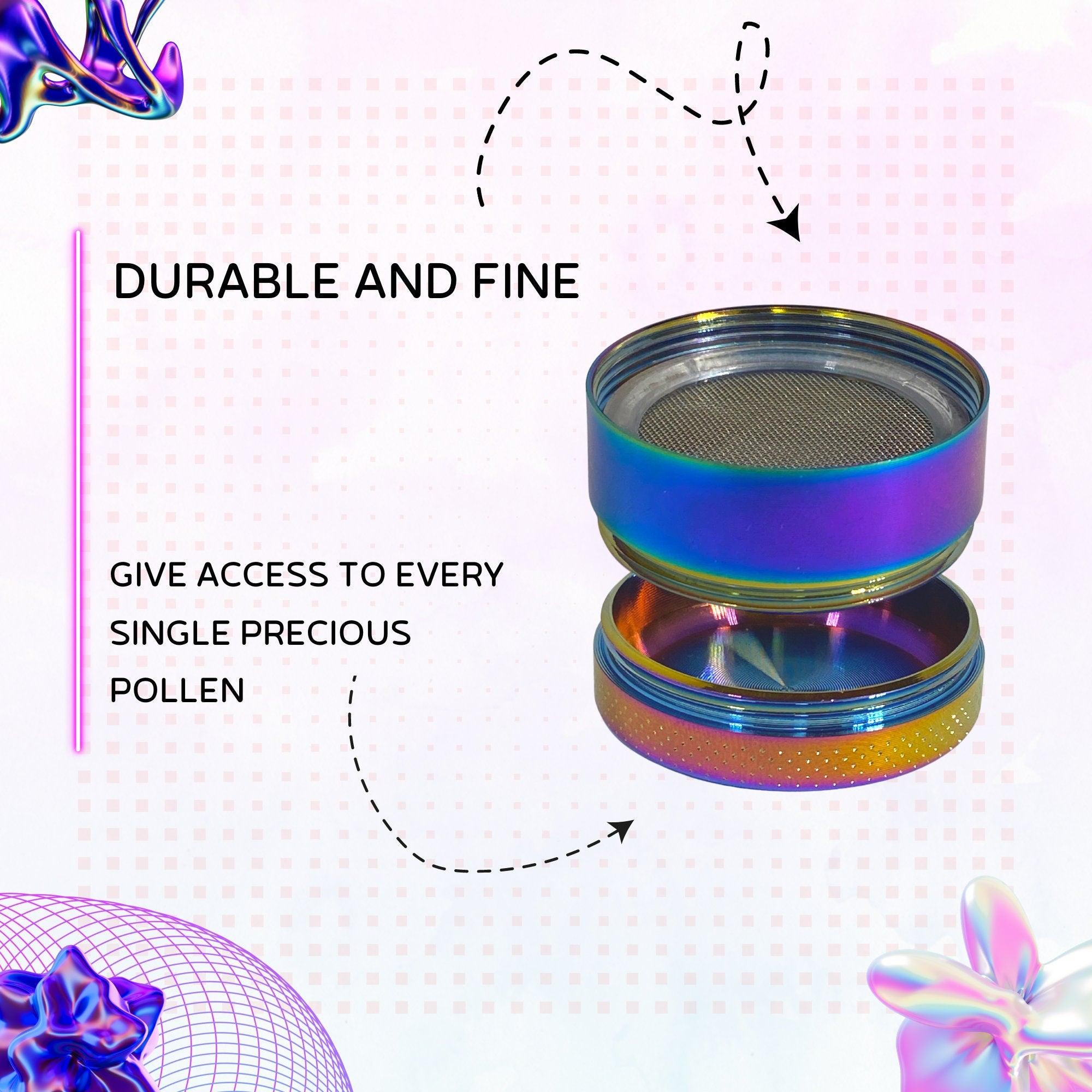 Iridescent Weed Grinder | Pocket size, Spice cannabis grinders, weed accessories,Pink, Psychedelic Rainbow Herb Girly, Tobacco Crusher Smoke