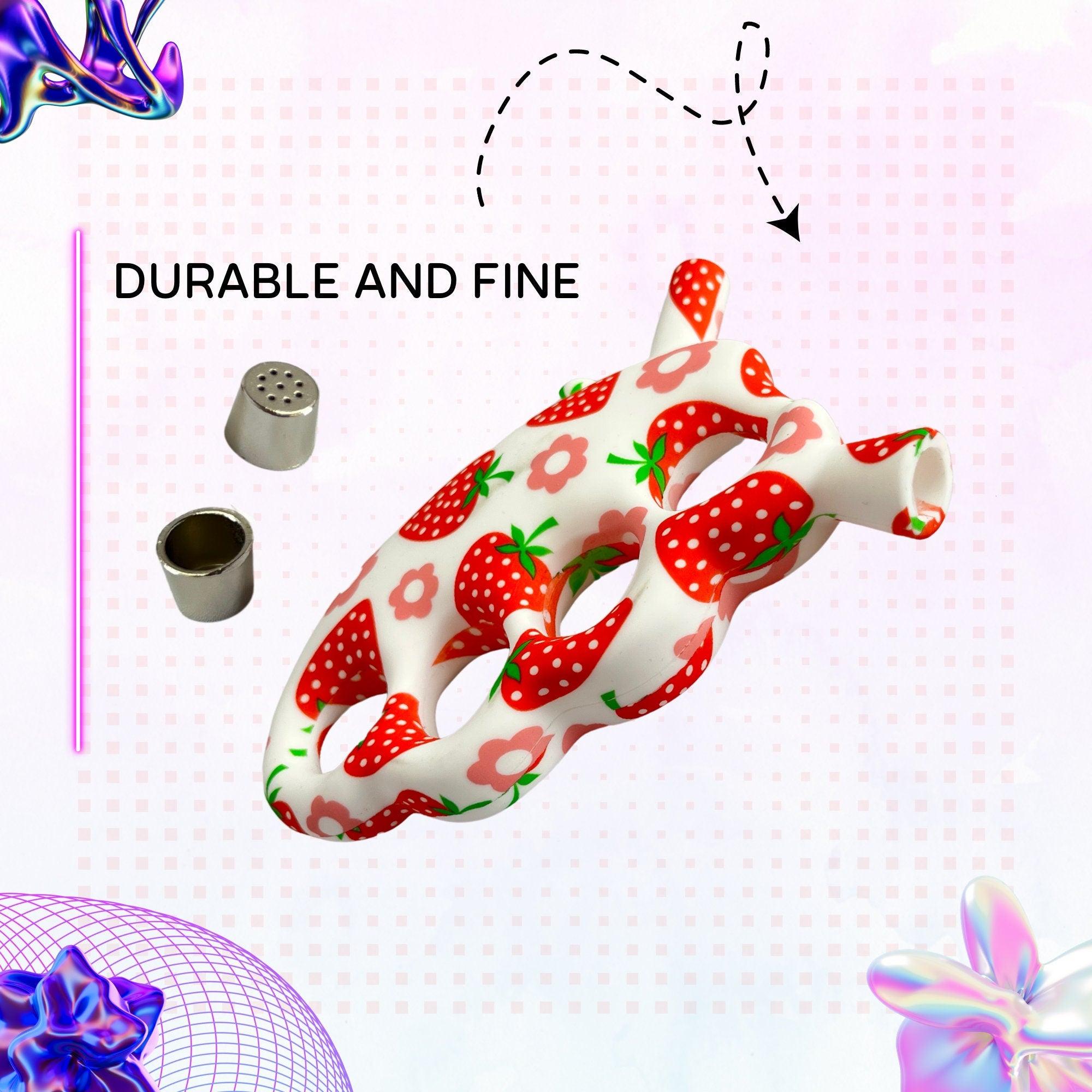 Silicone Knuckle Hand Pipe: Unbreakable Collectible Pipe, Cute Smoking 420 Pipe, Big Smoking Bowl Pipe, Girly Pipe, Handle Pipe, 420 gift